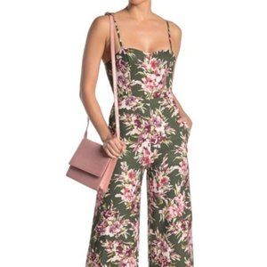 NWT French Connection Floriana Floral Jumpsuit Size 6